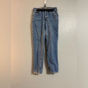 Women’s Riders by Lee blue straight leg petite denim jeans size 8 P